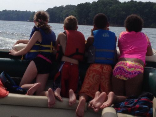 Our kids at the Lakehouse last summer.