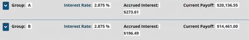 student loan balances