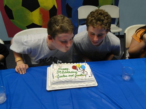 History Buff and Sea Cadet at 13th birthday party