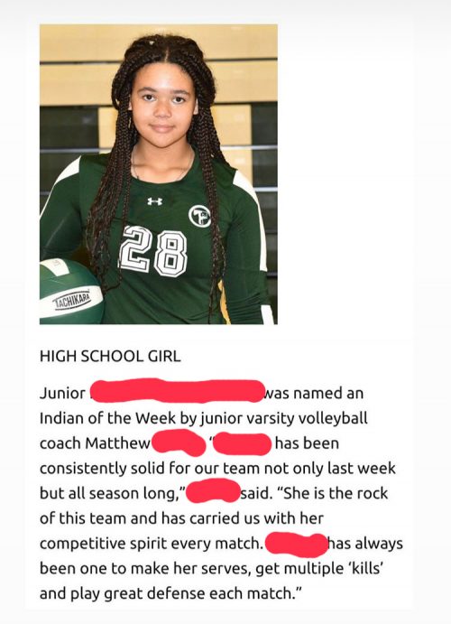 Volleyball Player of the Week