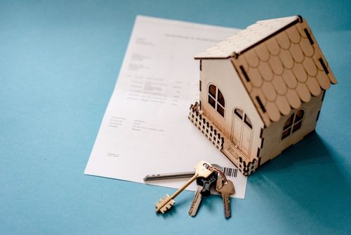 house, keys, financial statement