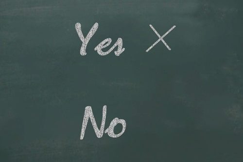 yes vs no