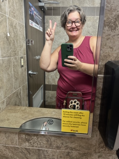 Love's Truck Stop shower