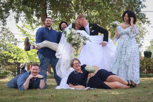 Hope's family at the wedding