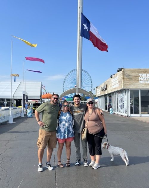 Hope and family at the State Fair of Texas a few years back
